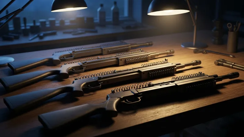 Comparatif de répliques Tokyo Marui sur table de test