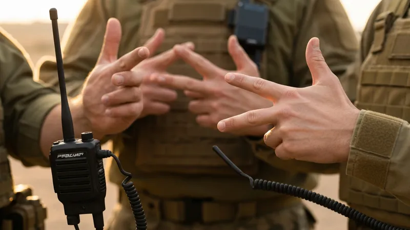 La communication en équipe lors des parties d'airsoft