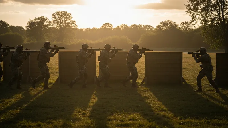 Stratégies d'équipe pour les parties d'airsoft
