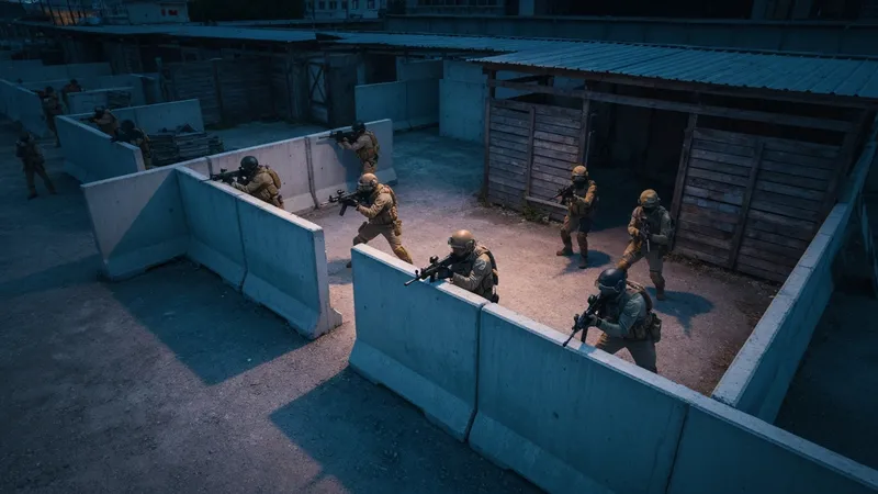 Utilisation de la couverture en airsoft
